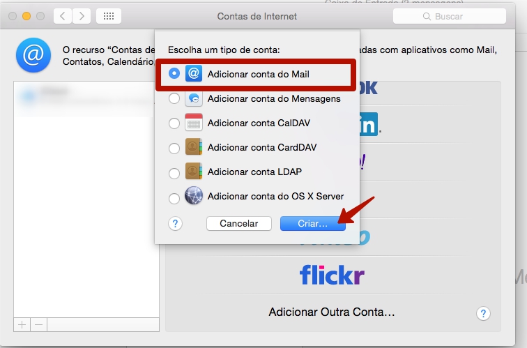 Como adicionar e configurar e-mail do Yahoo no Mac